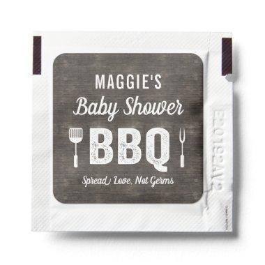 Rustic BBQ Baby Bridal Shower Birthday Party Favor Hand Sanitizer Packet