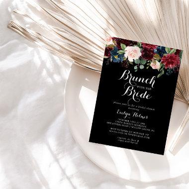 Rustic Black Brunch with the Bride Shower