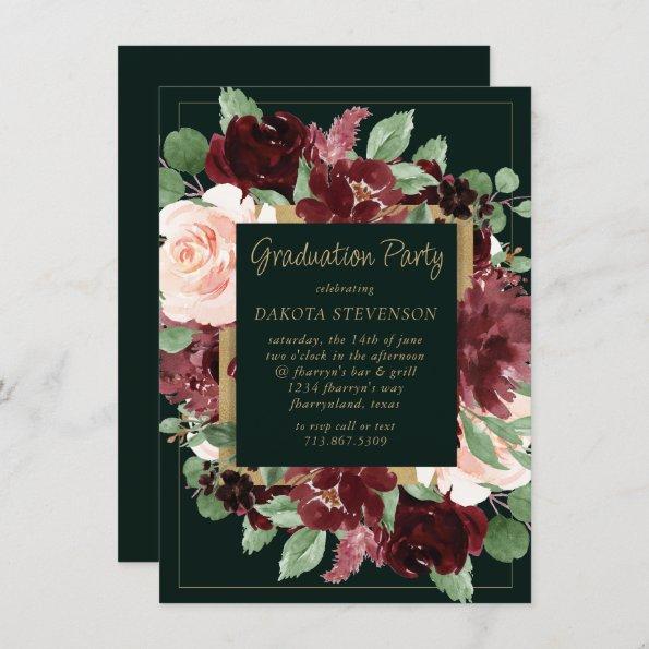 Rustic Bloom | Terracotta Marsala Couples Shower Invitations