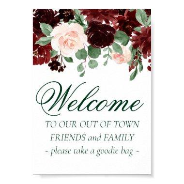 Rustic Blooms | Terracotta Out of Town Guest Poster