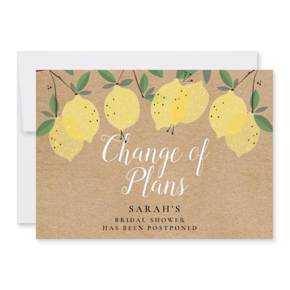 Rustic Boho Lemons  Change of Plans