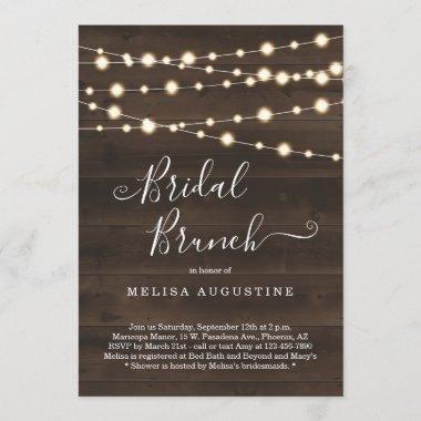 Rustic Bridal Brunch Invitations