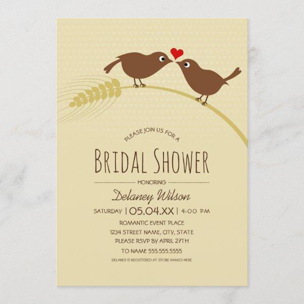 Rustic Bridal Shower | Country Love Birds Template
