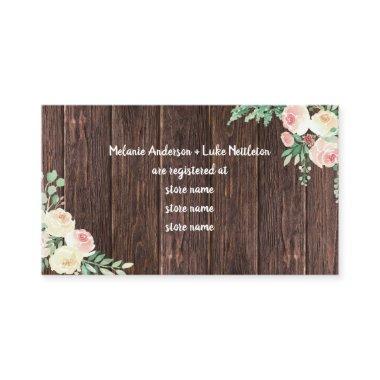 Rustic  gift registry enclosure