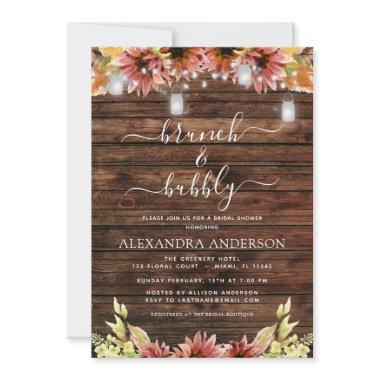 Rustic  Sunflowers Brunch & Bubbly