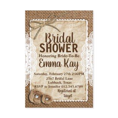 Rustic Burlap