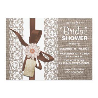 Rustic Burlap & Lace