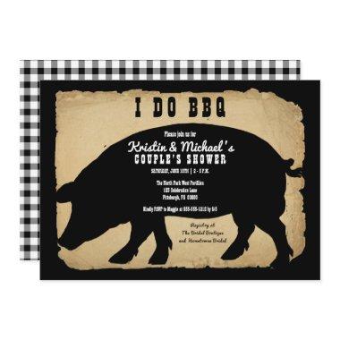 Rustic Country Hog I DO BBQ Couple's Shower