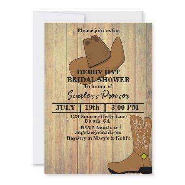 Rustic Cowboy Kentucky Derby