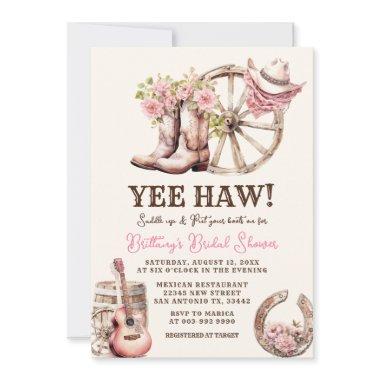 Rustic Cowgirl Boot Floral Western