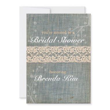 Rustic Denim Lace