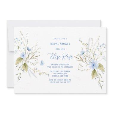 Rustic Dusty Blue Wildflowers