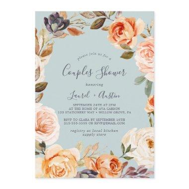 Rustic Earth Florals | Mint Couples Shower