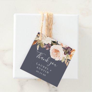 Rustic Earth Florals | Purple Thank You Favor Tags