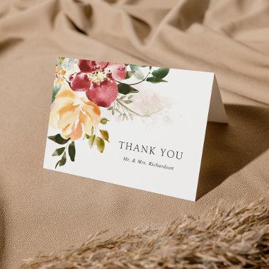 Rustic Elegance | Floral Thank You