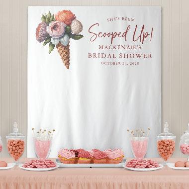 Rustic Elegant Boho Ice Cream Bridal Shower Tapestry