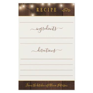Rustic elegant modern floral gold recipe