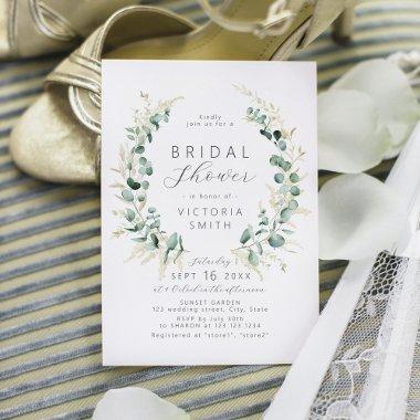 Rustic eucalyptus sage green boho