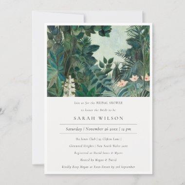 Rustic Exotic Tropical Forest Bridal Shower Invite