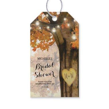 Rustic Fall Bridal Shower Thank You Gift Tags