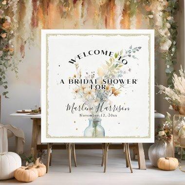 Rustic Fall Floral Wildflowers  Napkins