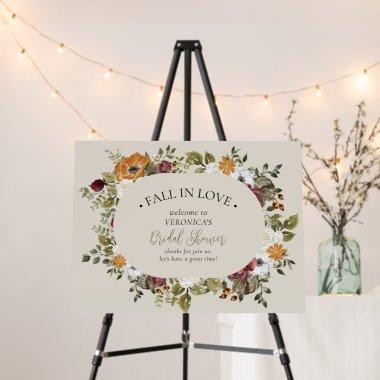Rustic Fall Rust  Welcome Foam Board