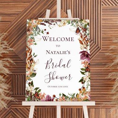 Rustic Fall Watercolor  Welcome Foam Board