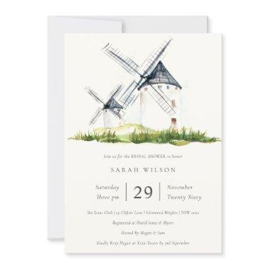 Rustic Farm Windmill Theme  Invite