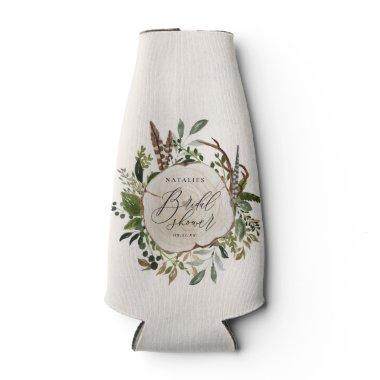 Rustic farmhouse barn botanical  bottle cooler