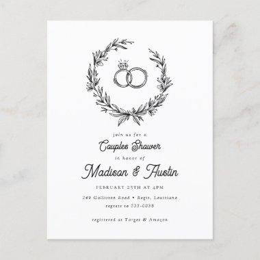 Rustic Farmhouse Couples Bridal Shower Invitation PostInvitations