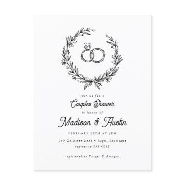 Rustic Farmhouse Couples  Invitation Post
