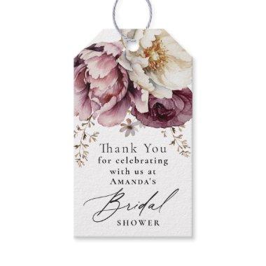 Rustic Floral Abundance Thank You Favor Gift Tags