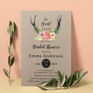 Rustic Floral Boho Hunt is Over