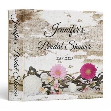 Rustic Floral Bridal Shower Binder