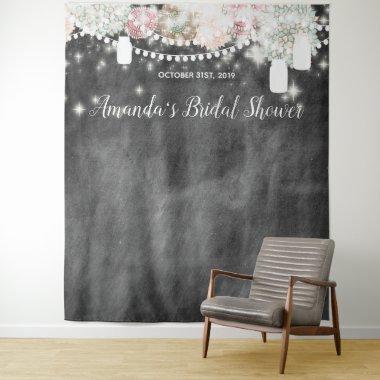 Rustic Floral  Photo Booth Backdrop