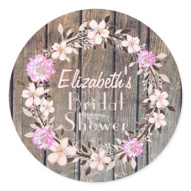 Rustic Floral  Stickers
