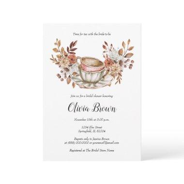 Rustic Floral Bridal Tea