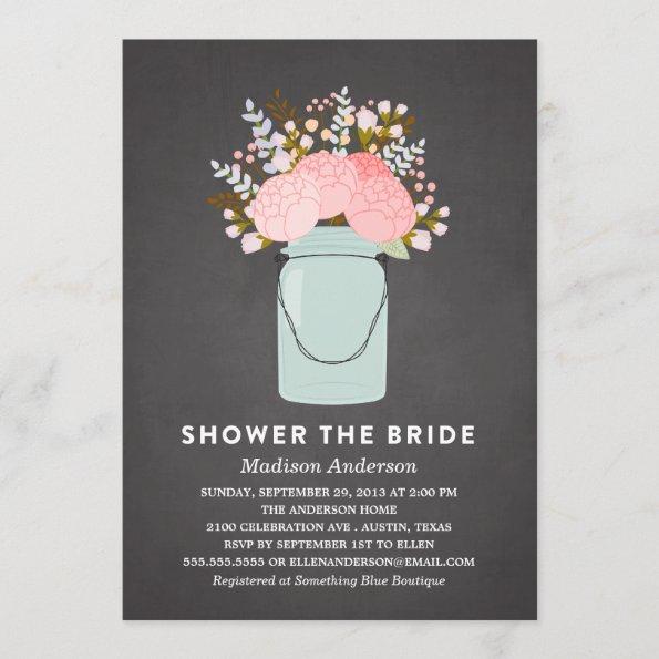 RUSTIC FLOWERS | BRIDAL SHOWER Invitations