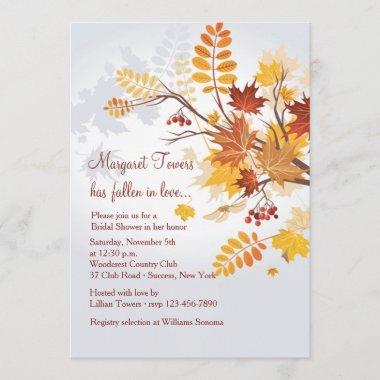 Rustic Foliage Invitations