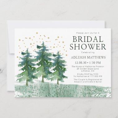Rustic Forest Watercolor Bridal Shower