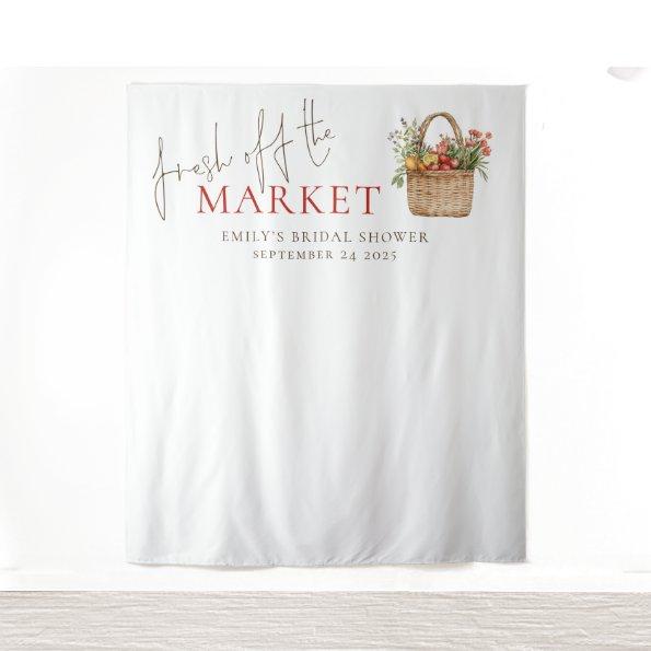 Rustic Fresh off the Market  Backdrop
