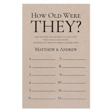 Rustic How Old Were They LGBTQ