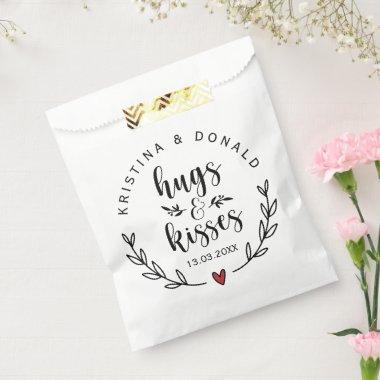 Rustic Hugs & Kisses Wedding | Bridal Shower Favor Favor Bag