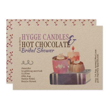 Rustic HYGGE BRIDAL Shower or ANY EVENT KRAFT Invitations