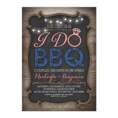 rustic I do BBQ couples shower