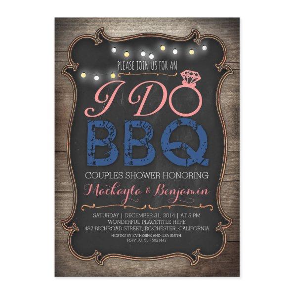 rustic I do BBQ couples shower