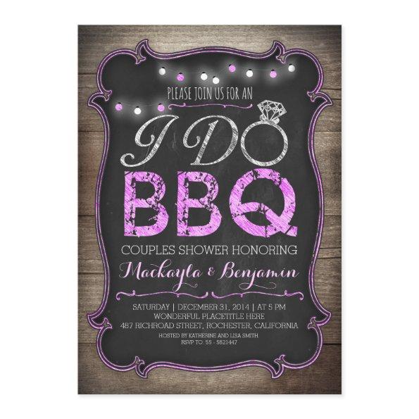 rustic I do BBQ couples shower
