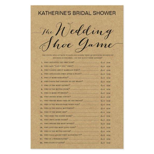 Rustic Kraft  Game PRINTED