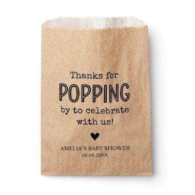 Rustic Kraft Let Love Grow Seed Wedding Favor Bag