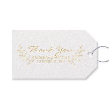 Rustic Laurels Wedding Favor Gift Tags